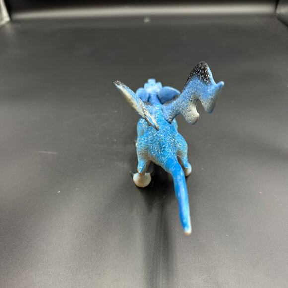 Ice Blue Dragon Toy Figure Blue and Black SDE Shantou - Picture 5 of 13